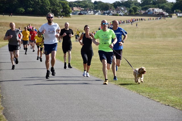 James Briggs, right, in action at Sewerby Parkrun