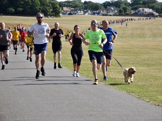 James Briggs, right, in action at Sewerby Parkrun