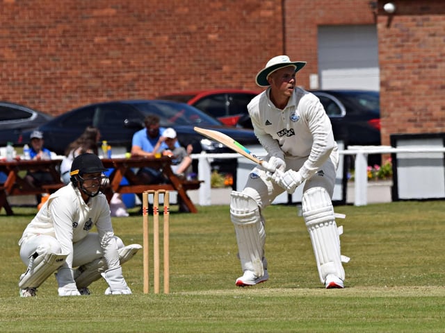 Beverley's D Christie in batting action