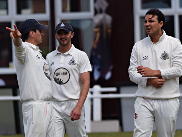 Scarborough CC's Ben Elvidge enters the fray