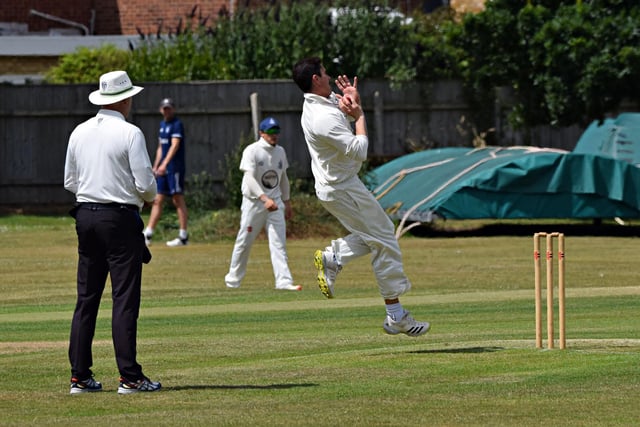 Scarborough CC all-rounder Pat Roberts opened the bowling
