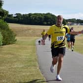Bridlington Road Runners chairman Martin Hutchinson at his 100th Sewerby Parkrun