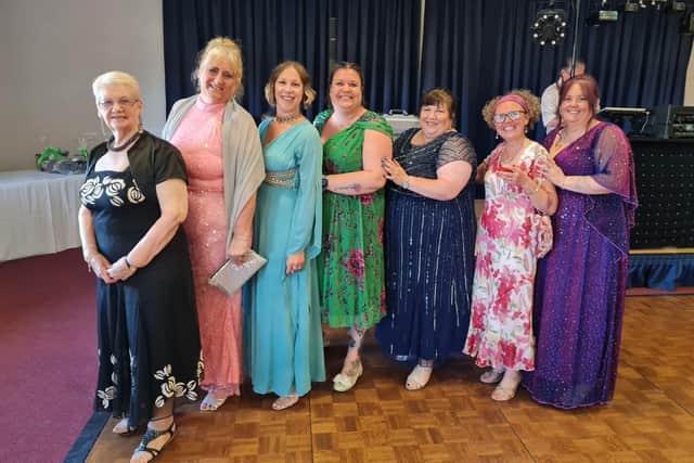 Beautifully dressed at the Samaritans Ball
