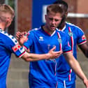 New signing Aaron Haswell scored on his Whitby Town debut against Handsworth

PHOTOS BY BRIAN MURFIELD