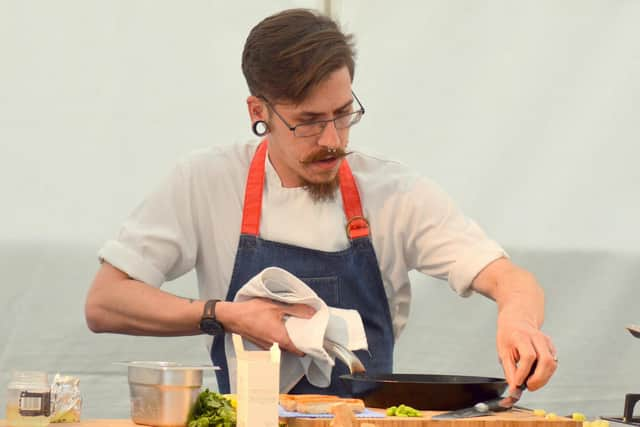 Chef Luke Daniels from The Hideout Café, Kitchen and Bar, Scarborough