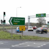 The A64 Hopgrove junction could soon be partly dualled out towards the coast.