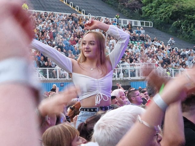 Hands in the air for The Script