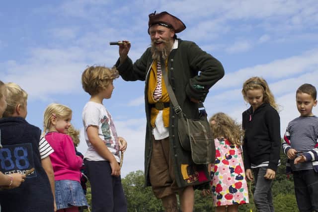 Families can take part in a Rusticus Encounter with the charismatic Pirate Captain at Sewerby Hall and Gardens. Photo submitted