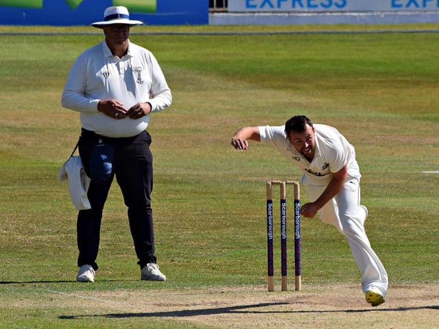 Scarborough CC paceman Dan Robson
