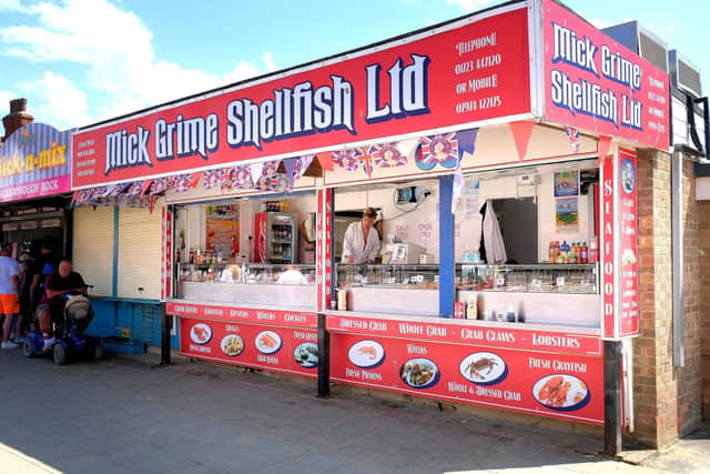 Mick Grime Shellfish on the seafront was the latest establishment to be reviewed by Danny.
