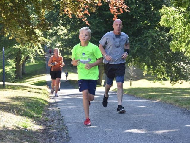 Action from Sewerby Parkrun