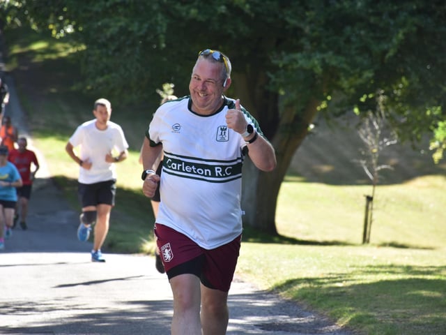 Action from Sewerby Parkrun