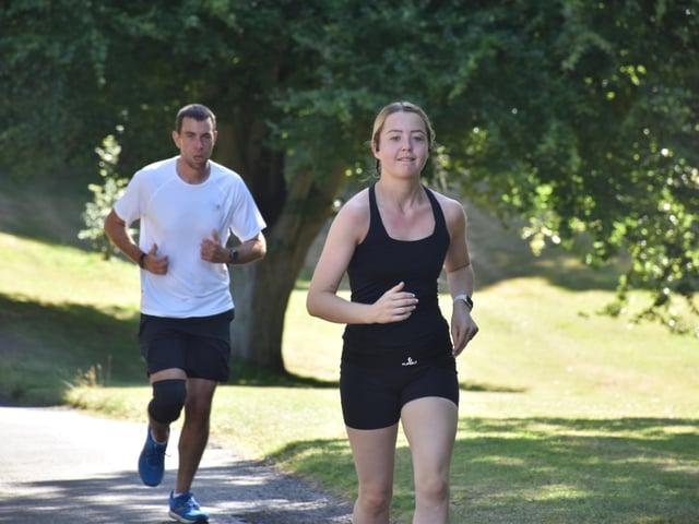 Action from Sewerby Parkrun
