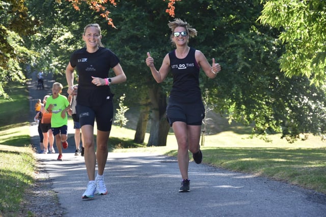 Thumbs-up at Sewerby Parkrun