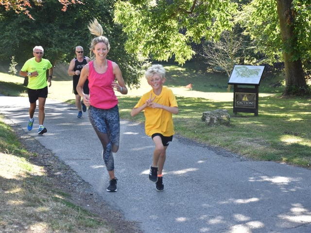 Action from Sewerby Parkrun