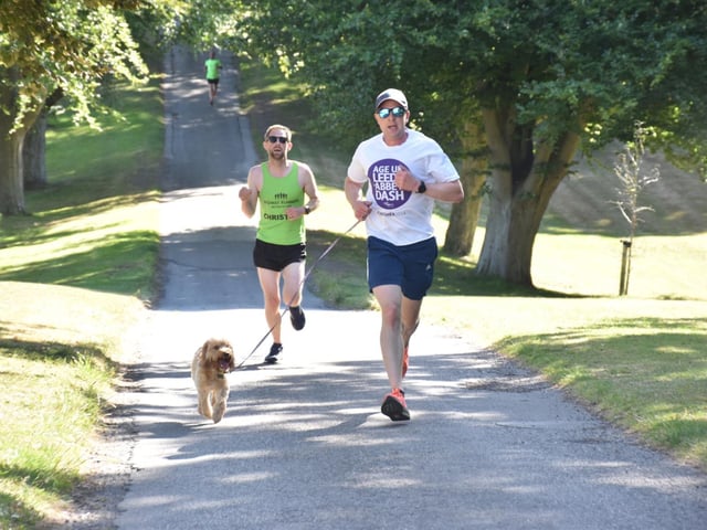 Action from Sewerby Parkrun