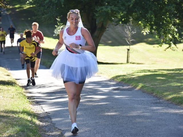 Action from Sewerby Parkrun