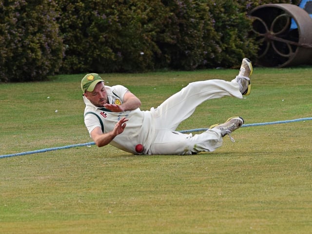 Ganton's Philip Elliott fields well in the deep