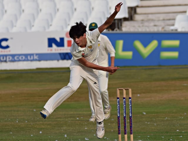 Ganton bowler Ed Bradley
