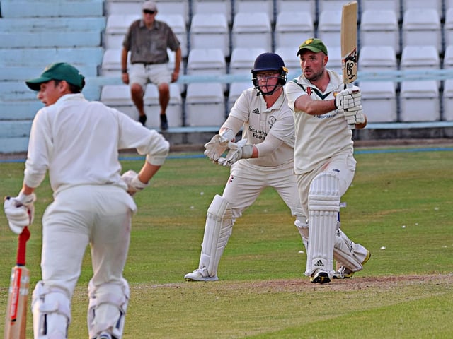 Ganton batter Phillip Elliot saw his team home with 36no
