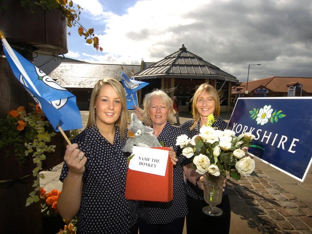 Staff at Whitby's Tourist Information Centre celebrate Yorkshire Day. Pictured, left to right, are Customer First advisors Ella Bruce, Susan Kendall and Lydia Brown.