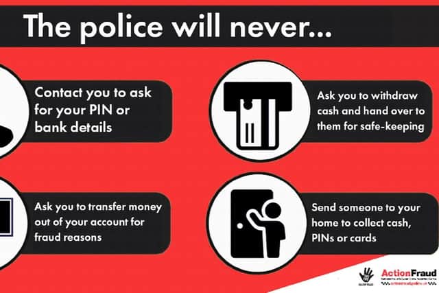Cold call scams typically involve fraudsters/scammers deceiving victims into believing they are speaking to a police officer, a member of bank staff, or a representative of another trusted organisation.