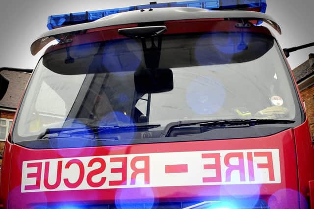 Fire crews tackled a baler fire in Malton and rescue woman trapped in deckchair in Scarborough