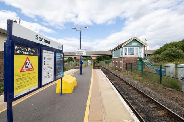 Richardson attacked his ex-girlfriend's new partner at Seamer Railway Station.