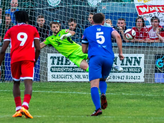 Boro score from the spot to make it 2-1