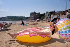 Beachgoers sweltered under the sizzling sun in South Bay as a new record was set.