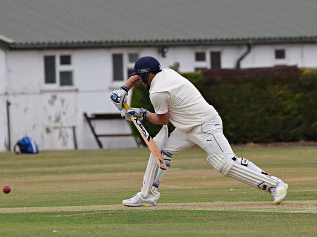 Scarborough Number 11 Dan Robson at the crease