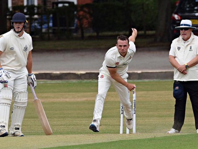 Driffield CC opening bowler George Drury