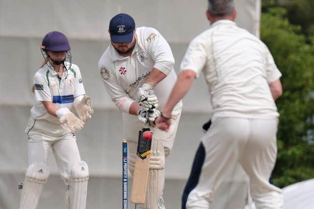 Matty Morris in batting action for Seamer at home to Brid 2nds
Photos by Richard Ponter