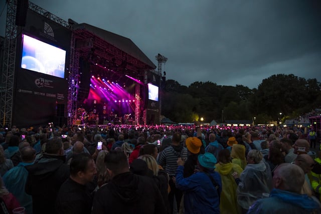 Simply Red at Scarborough Open Air Theatre. Photo courtesy of Cuffe and Taylor.
