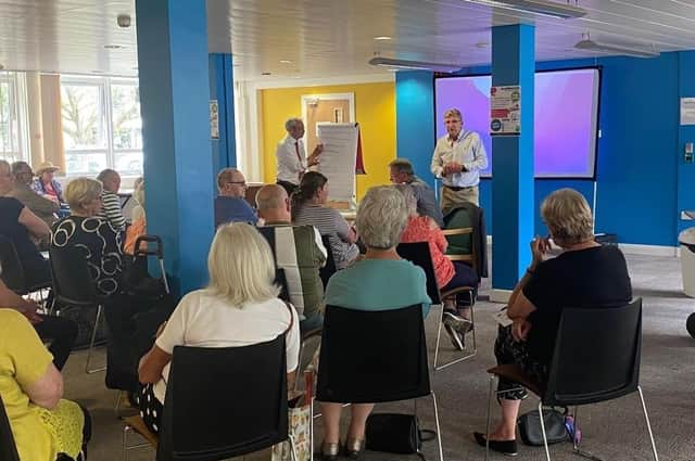 Bridlington Health Forum held its latest meeting at the Crown Buildings. Photo submitted