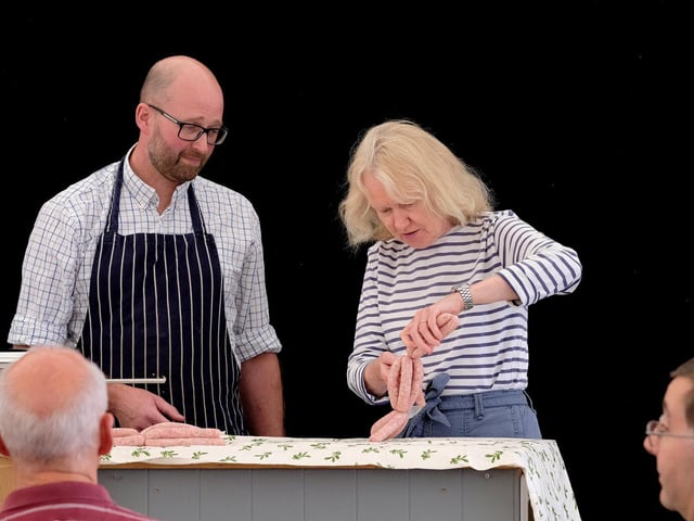 Trotters Farm sausage making master class