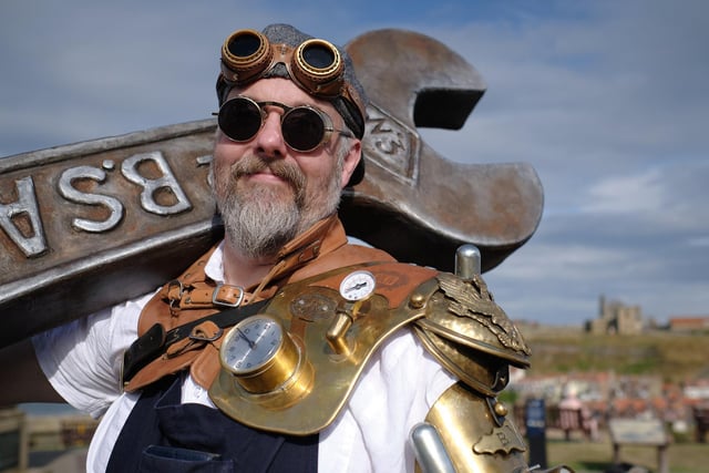 The steampunk festival attracted some characters to Whitby.