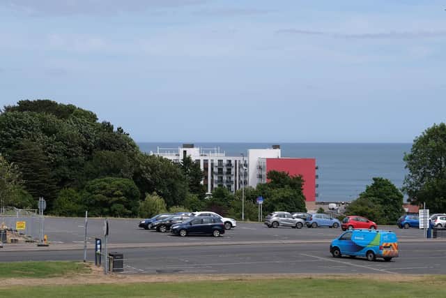 The former indoor pool site could become a hotel, if plans are approved.