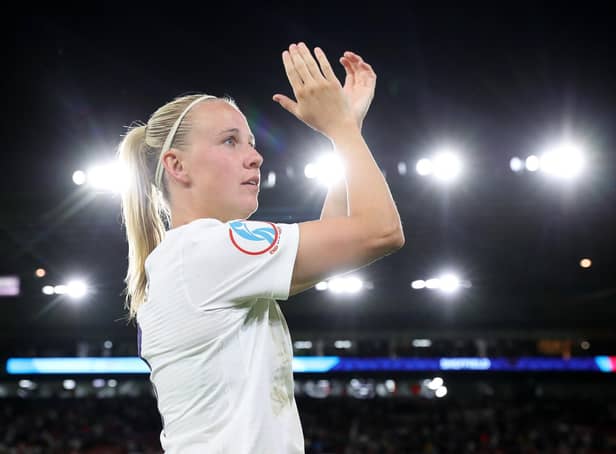 Beth Mead's chances of winning Sports Personality of the Year have just improved after England's 4-0 win over Sweden at Euro 2022, say BetVictor. Picture: Getty Images