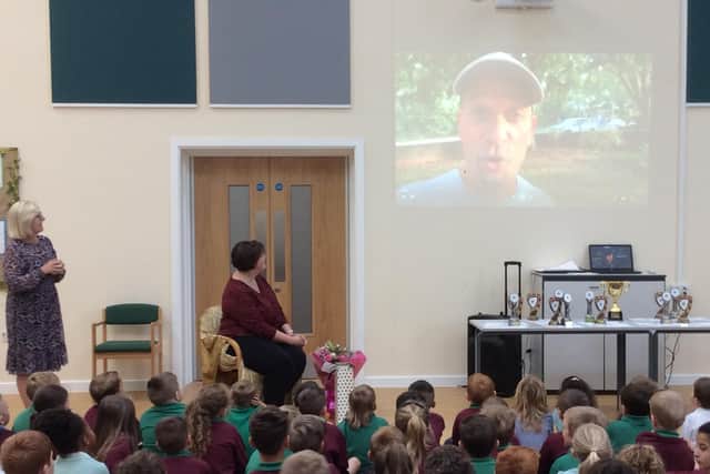 Mrs Marshall receives a special message from Magic Mike
