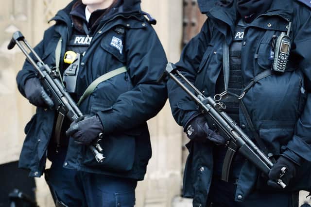 Figures from the Home Office show armed police officers were deployed 301 times by Humberside Police in the year to March. Photo: PA Images