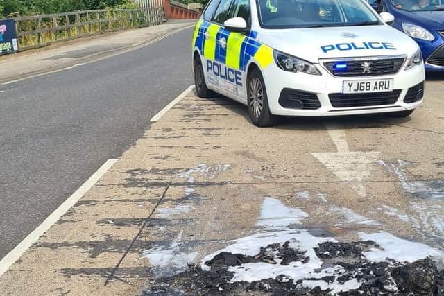 In one incident, the road was partially closed at the junction of Seamer Road and Queen Margaret's Road.