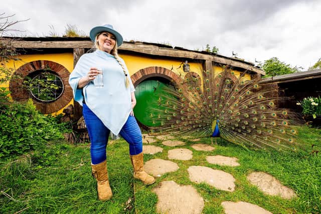 Fawkes the peacock will welcome visitors to North Shire near Whitby.