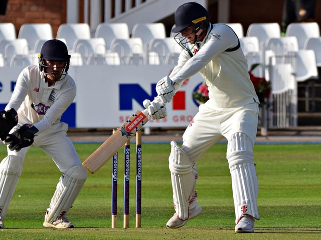 Flixton all rounder Max Harland top scored in the game with 44
