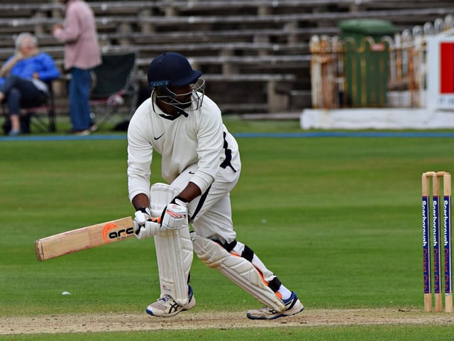 Harrogate batter Arjun Ramkumar improvises on his way to a fine 48