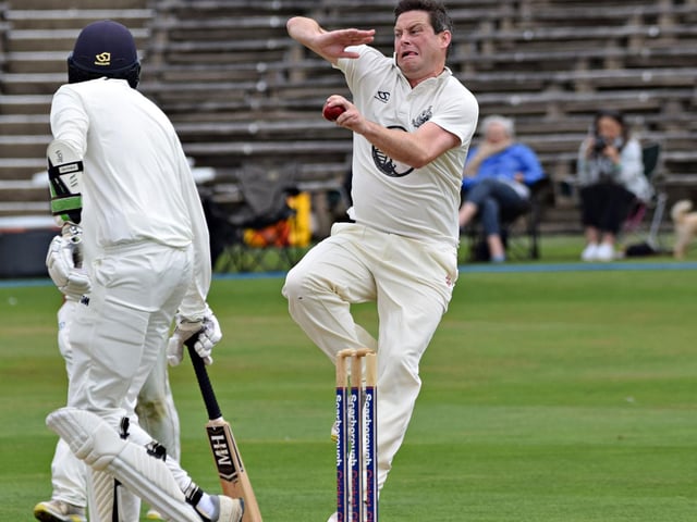 Scarborough CC swing bowler Guy Emmett bowled well to claim 2-34