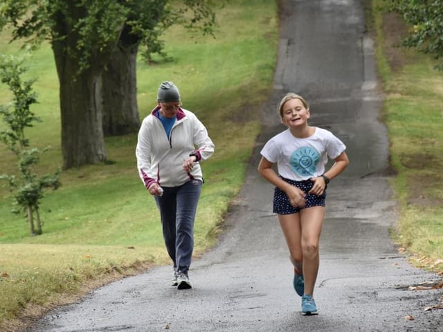Action from Sewerby Parkrun