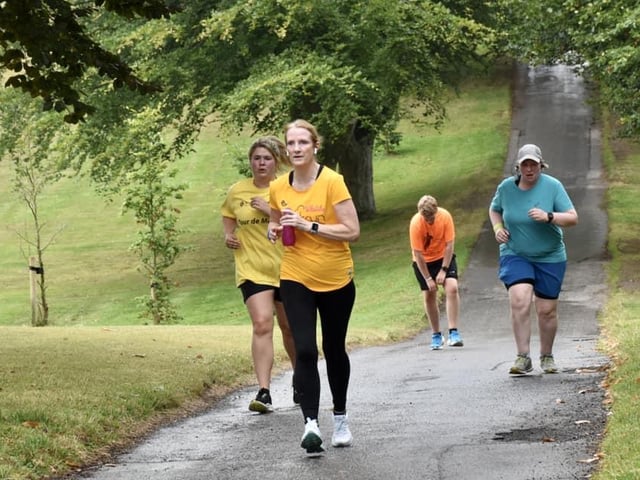 Action from Sewerby Parkrun