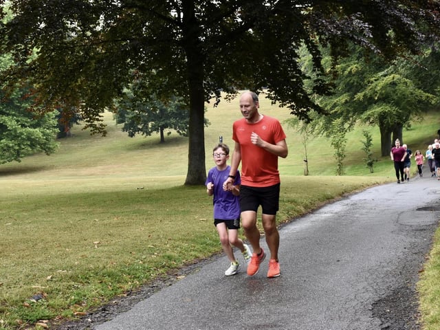 Action from Sewerby Parkrun