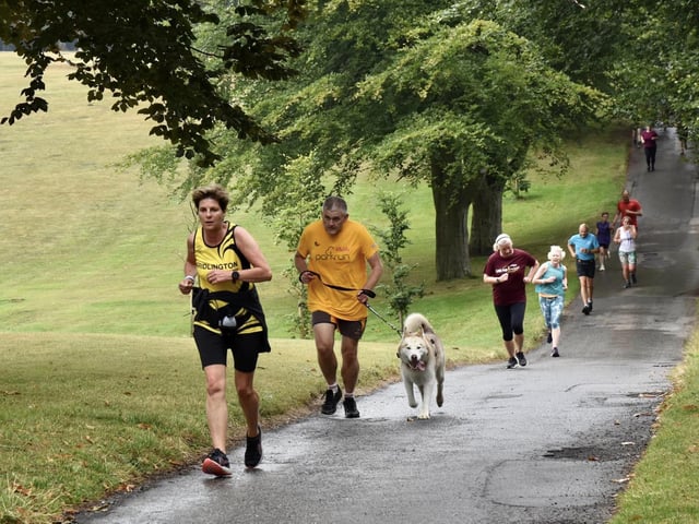 Bridlington Road Runners' Lucinda Gibson in action at Sewerby Parkrun